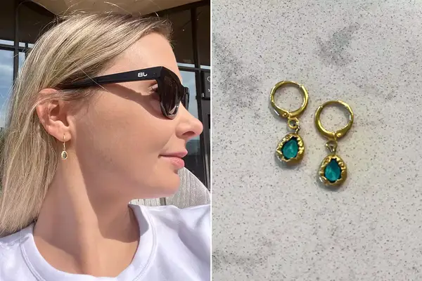 LOFT Skinny Tubular Hoop Earrings