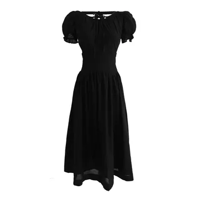 Chelsea Mak Tabea Dress in rose on model