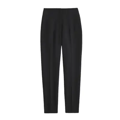 Abercrombie & Fitch Slim Straight Tailored Pant in black