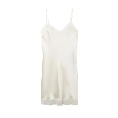 white Intimissimi slip dress 
