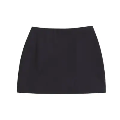 black mini Abercrombie & Fitch skort