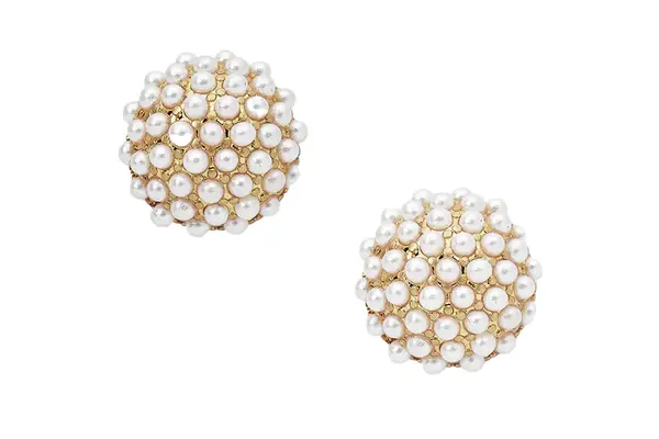 Olive + Piper Pearl Pave Studs