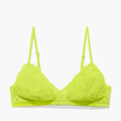 Zuri Wireless Pushup Bra with Lace