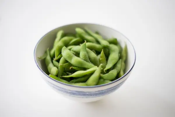 vapore di fagioli giapponesi (edamame)