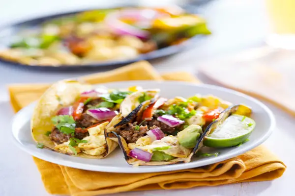 Tacos messicani per la colazione