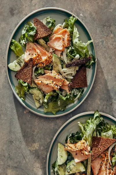 ein Teller mit Essen