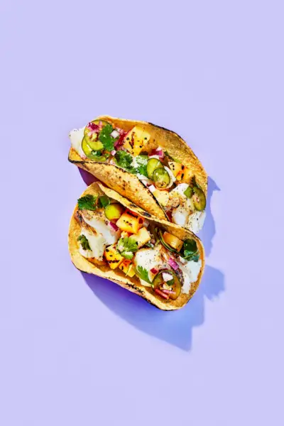 gegrillte Fisch-Tacos