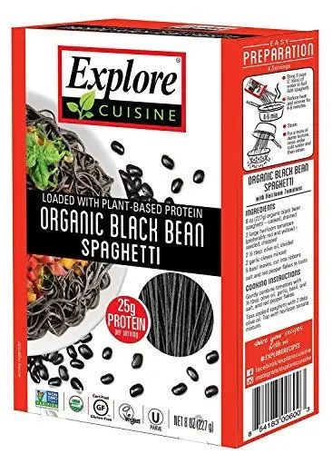 Spaghettis Aux Haricots Noirs Biologiques