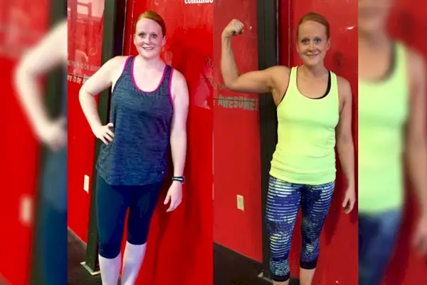 Tamara B. vægttab før og efter