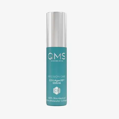 bottle of qms face serum