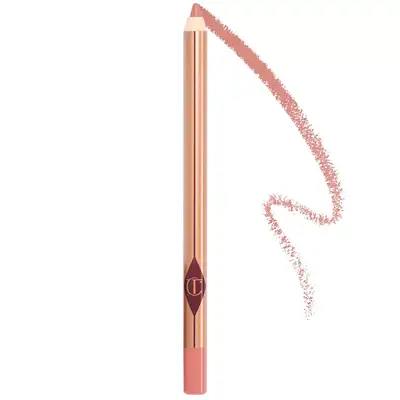 Light pink Charlotte Tilbury lip liner without a cap