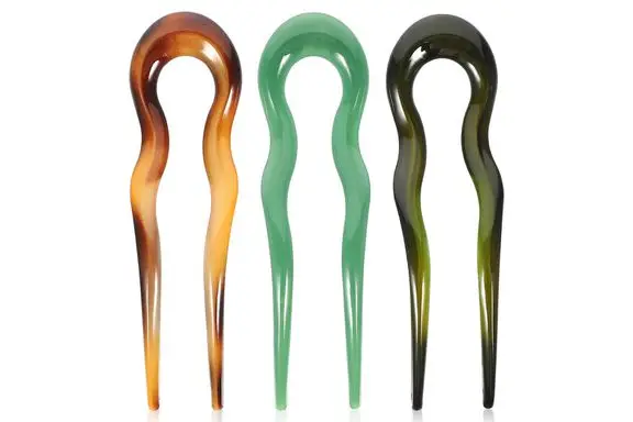 Amazon LALAFINA Hair Fork 3pcs French U Shaped Hairpin