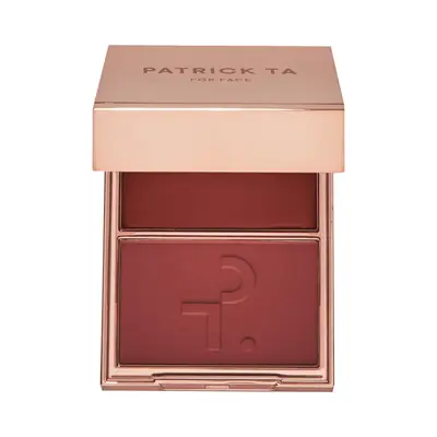 Patrick Ta Major Headlines Double-Take Creme and Powder Blush Duo in She Knows Who She Is terracotta