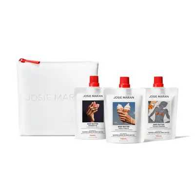 josie maran butter babies on white background