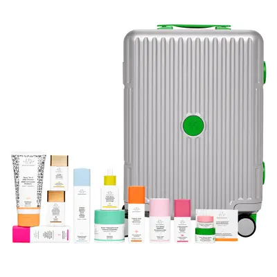 drunk elephant holiday trunk gift set on white background