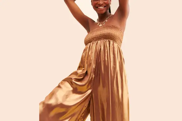 Julie Metallic Jumpsuit