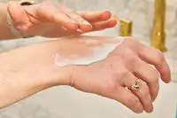 Neutrogena Hydro Boost Body Lotion Gel Cream on back of person