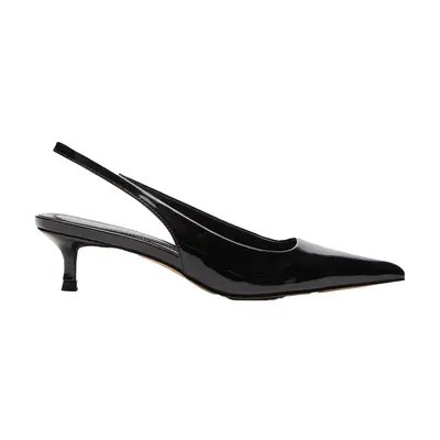 Steve Madden Kittie Black Patent kitten heels