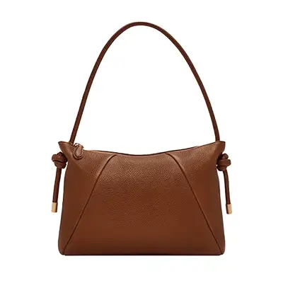Fossil Willa Leather Shoulder Bag in medium brown