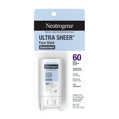 Neutrogena Ultra Sheer SPF 60 Face Sunscreen Stick