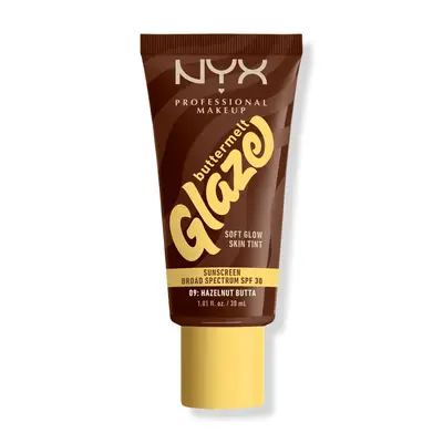 NYX Buttermelt Glaze Soft Glow Skin Tint SPF 30 in Hazelnut Butta