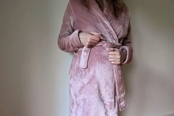 Person tying UGG Women