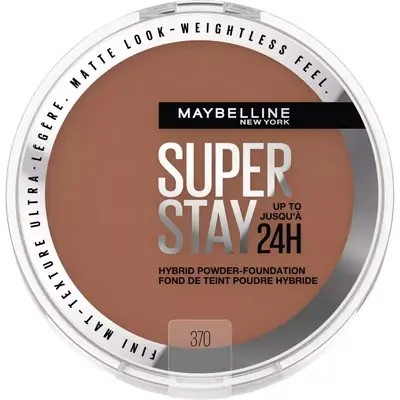 Maybelline Super Stay on white background