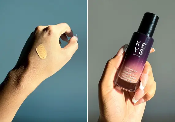 Keys Soulcare Concealer Skin Tint and Swatch on Hand