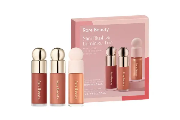Rare Beauty by Selena Gomez Mini Blush and Luminize Trio 