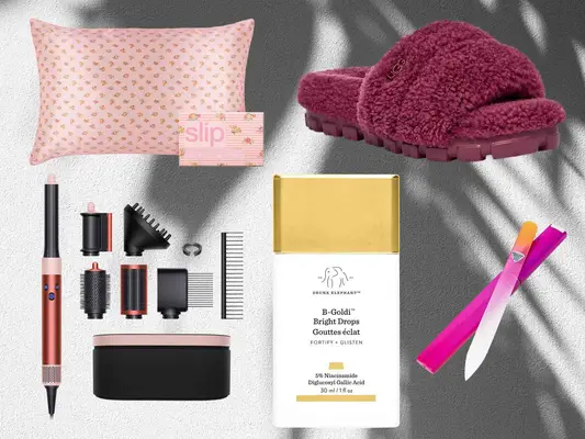 An assortment of the top products for teens on a neutral background