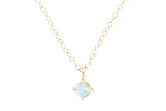 Catbird Slumberous Light Opal Necklace