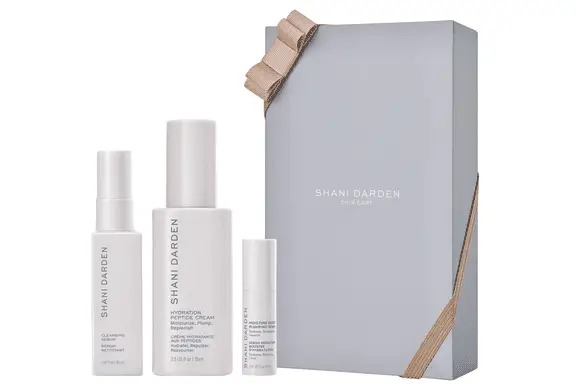 Shani Darden holiday set with three skincare products