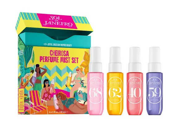 Sol de Janerio Holiday Set with four mini mist bottles