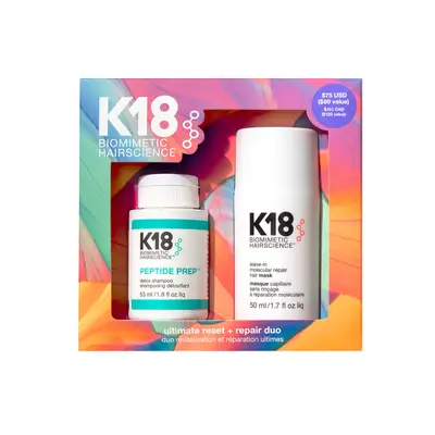 k18 hair mask and shampoo gift set