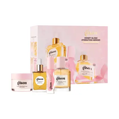 Gisou Honey Gloss Hydration Heroes Hair Value Set