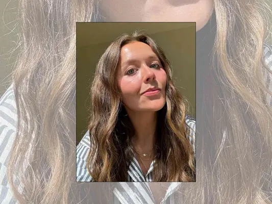 Close up of Holly Rhue, MYM Beauty