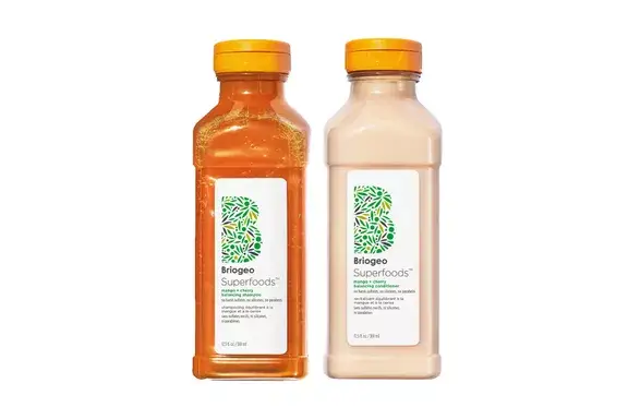 Briogeo Superfoods Mango + Cherry Balancing Shampoo & Conditioner Set