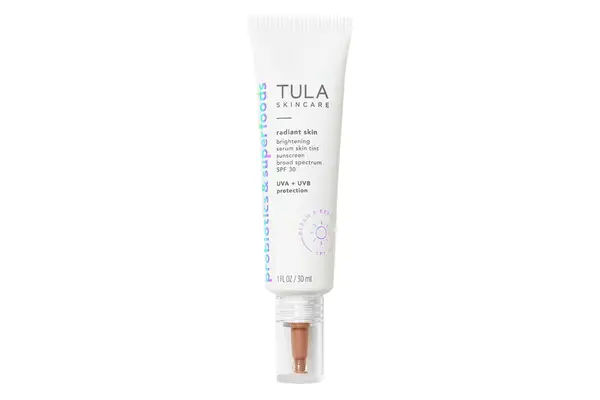 Tula Brightening Serum Skin Tint Sunscreen Broad Spectrum SPF 30