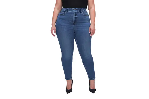 Good American Good Waist Skinny Light Compression Jeans