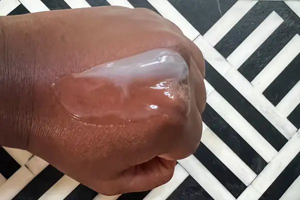 Neutrogena Hydro Boost Hyaluronic Acid Hydrating Water Gel on the back of a person