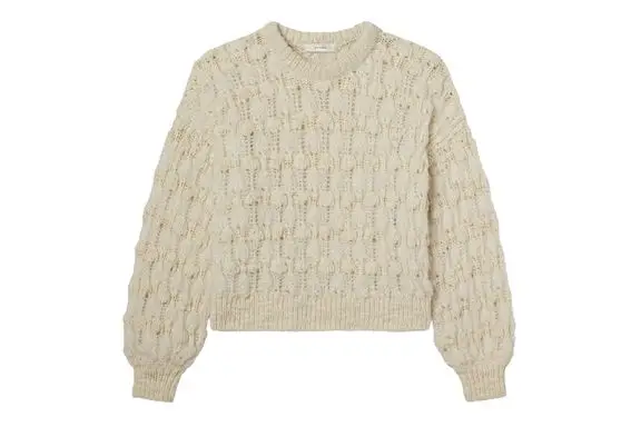 Frame Popcorn Stripe Sweater