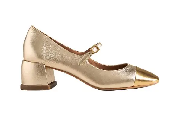 Anthropologie Vicenza Colorblock Mary Jane Heels