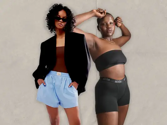 Two models showcasing fashionable women