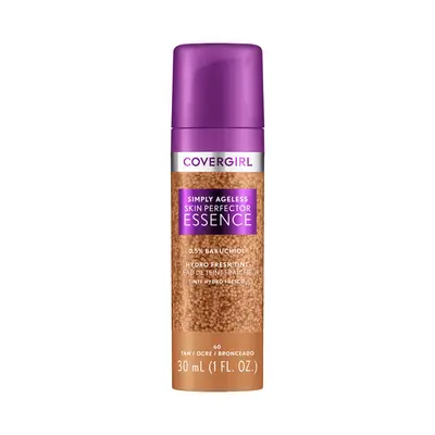 Covergirl Simply Ageless Skin Perfector Essence foundation in hand