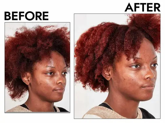 A person using Person brushing hair with Pattern by Tracee Ellis Ross Shower Detangling Brush