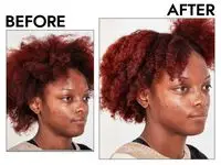 A person using Person brushing hair with Pattern by Tracee Ellis Ross Shower Detangling Brush