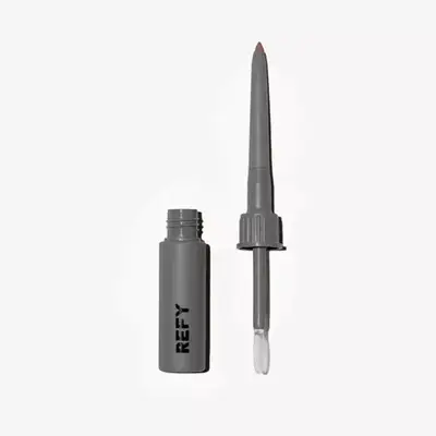 grey lip sculpt product from refy beauty against plain background