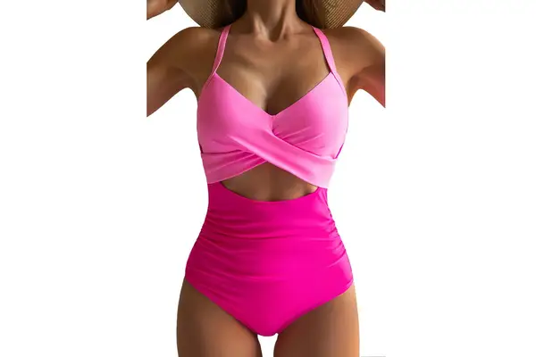 Eomenie Tummy Control High Waisted One Piece