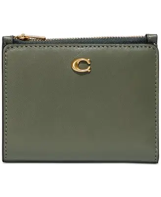 Coach army green wallet