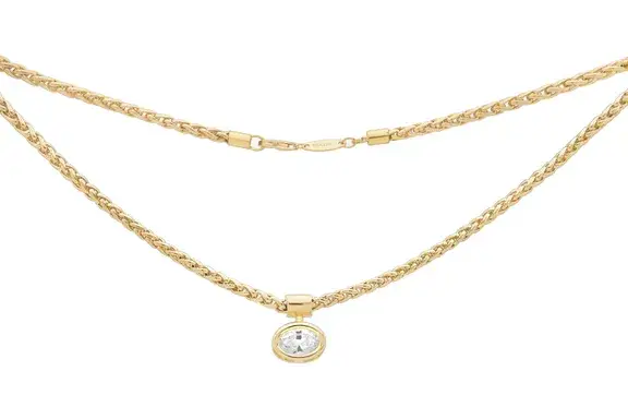 Shashi Bezel Solitaire Olympia Necklace